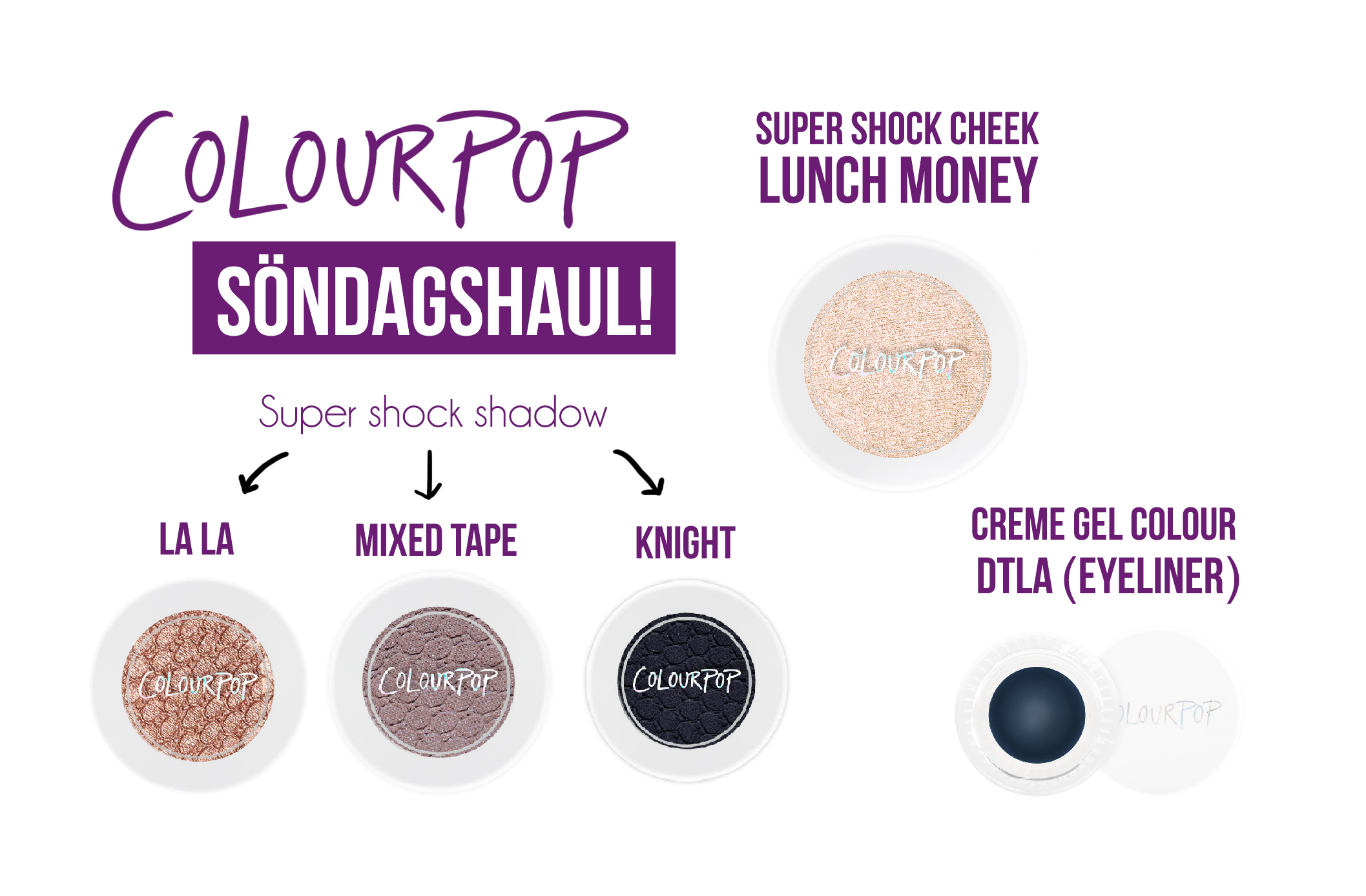 Söndagshaul Colourpop