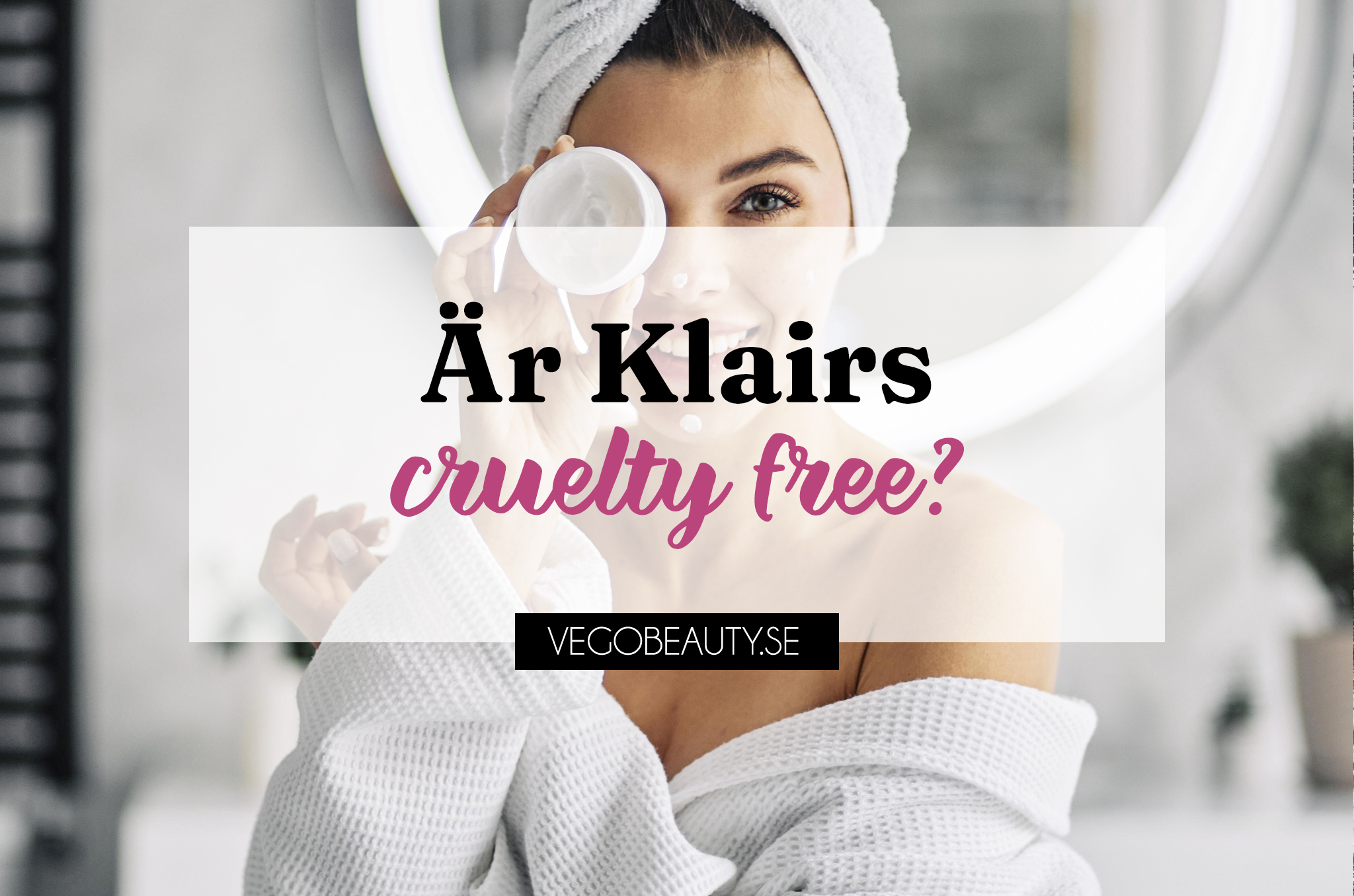 Är klairs cruelty free?