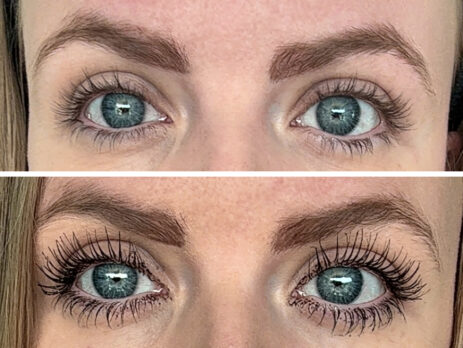 Lenoites PowerLash Growth Serum Mascara Före och Efter